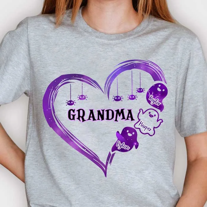 Grandma Boo Halloween - Personalized Unisex T-Shirt