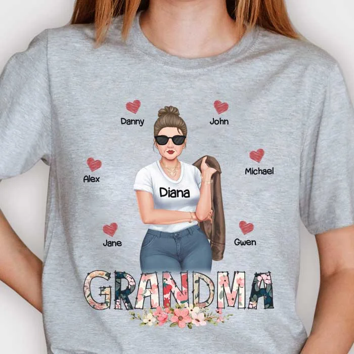 My Favorite People Call Me Grandma Mama - Gift For Mom, Grandma - Personalized Unisex T-shirt, Hoodie