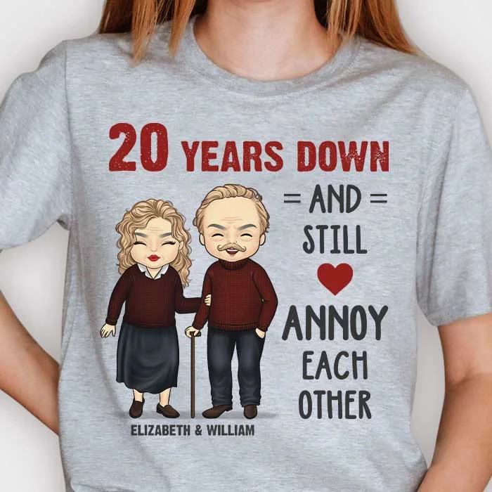 So Many Years Down - Personalized Unisex T-shirt, Hoodie - Gift For Couples, Husband Wife