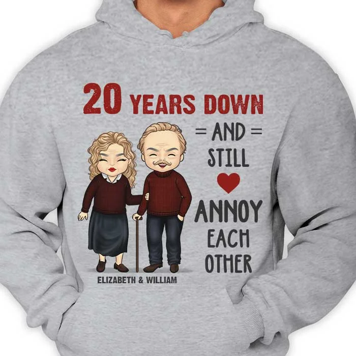 So Many Years Down - Personalized Unisex T-shirt, Hoodie - Gift For Couples, Husband Wife