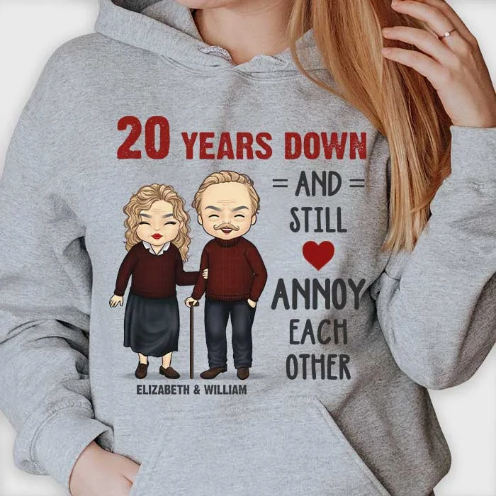 So Many Years Down - Personalized Unisex T-shirt, Hoodie - Gift For Couples, Husband Wife