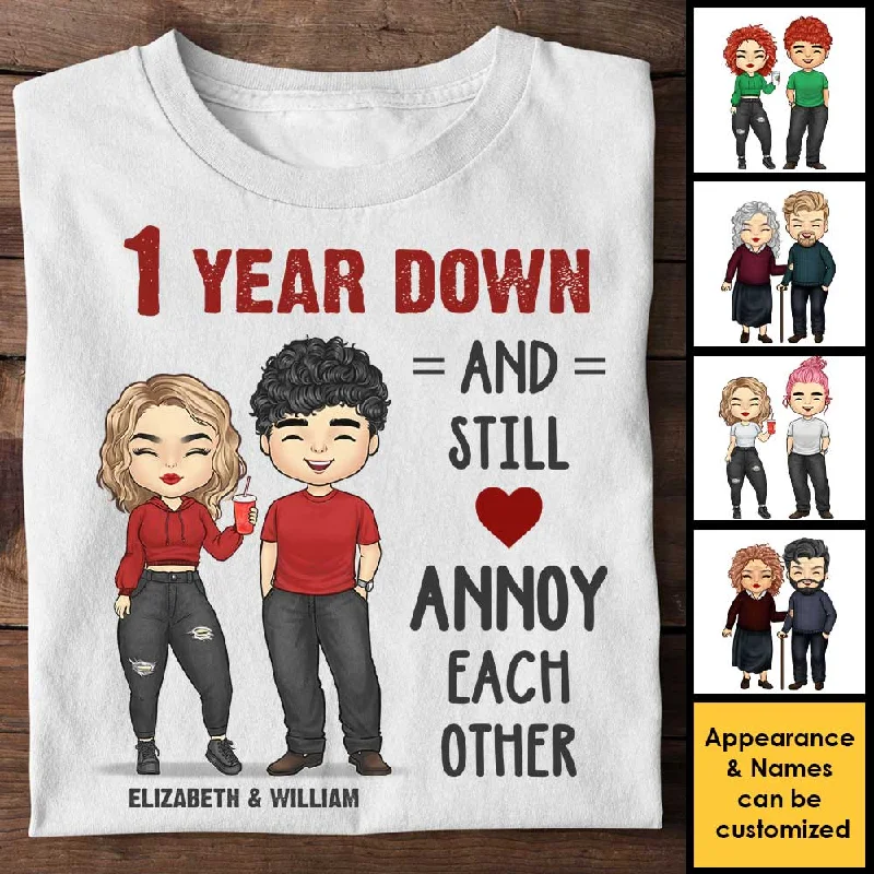 So Many Years Down - Personalized Unisex T-shirt, Hoodie - Gift For Couples, Husband Wife