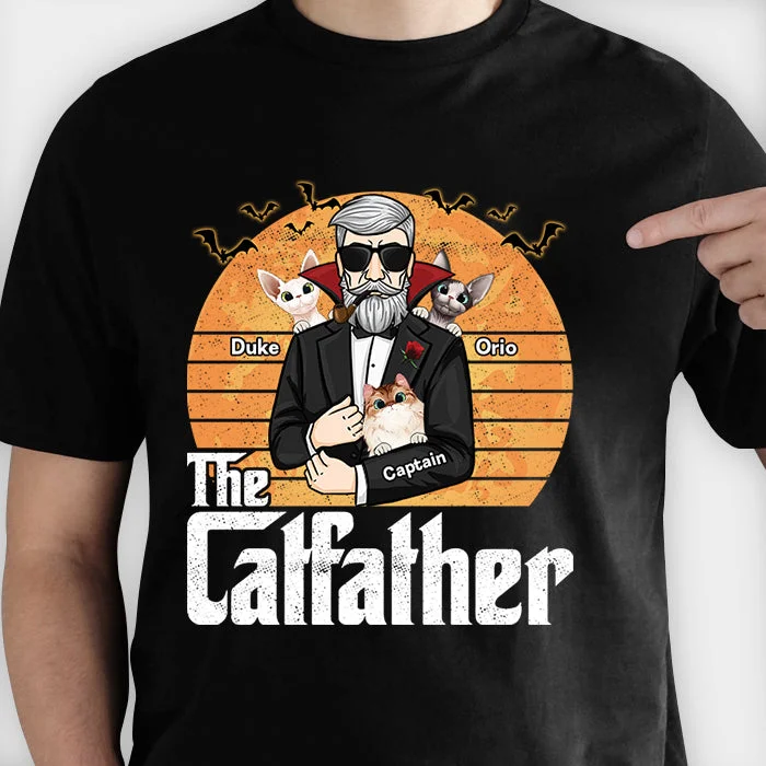 The Cat Dracula Father - Personalized Unisex T-Shirt