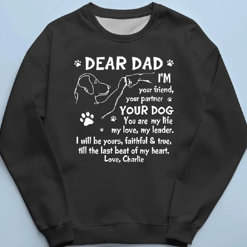 Till The Last Beat Of My Heart - Dog Personalized Custom Unisex T-shirt, Hoodie, Sweatshirt - Father's Day, Gift For Pet Owners, Pet Lovers