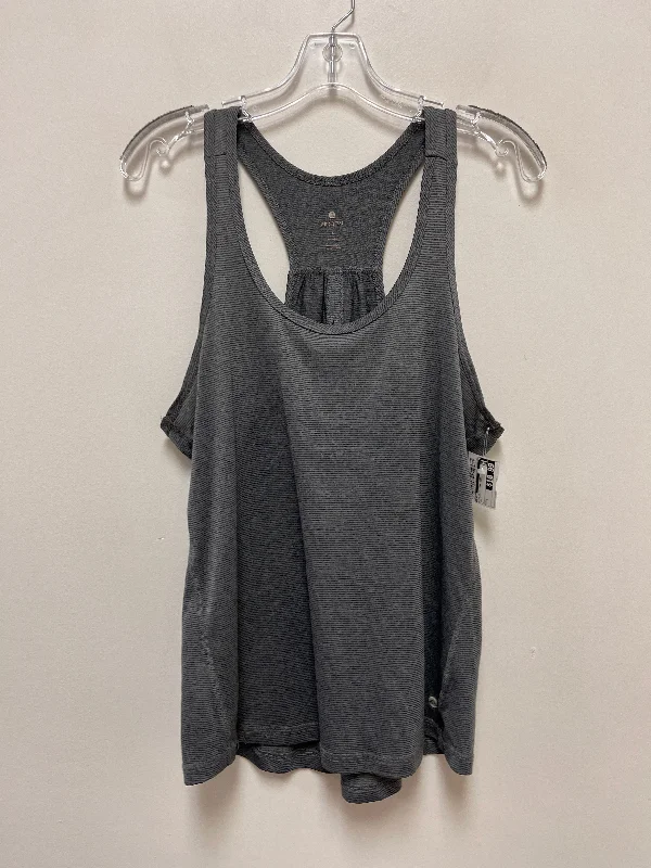 Athletic Tank Top By Apana In Grey, Size: L