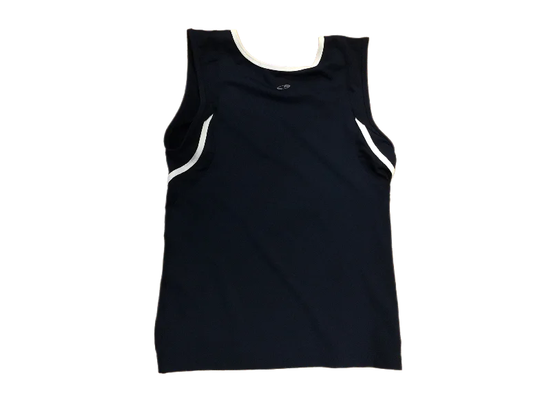 Athletic Tank Top By Champion In Blue & White, Size: S