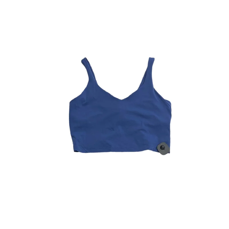 Athletic Tank Top By Lululemon In Blue, Size: 14