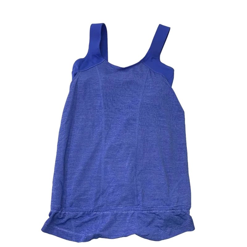 Athletic Tank Top By Lululemon In Blue, Size: S