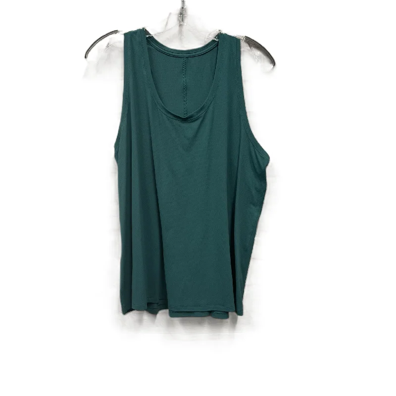 Athletic Tank Top By Lululemon In Green, Size: L