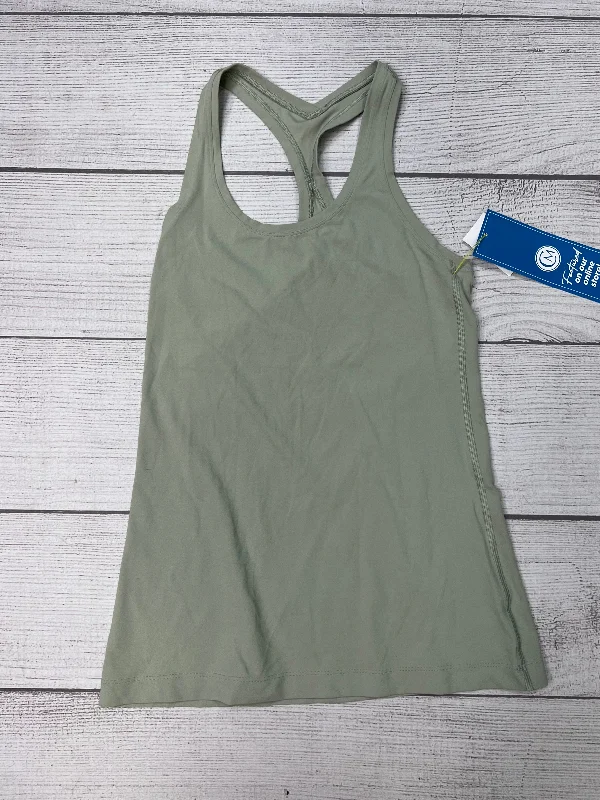 Athletic Tank Top By Lululemon In Green, Size: S