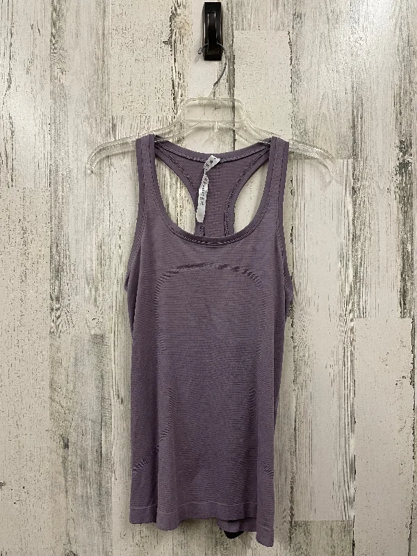 Athletic Tank Top By Lululemon In Purple, Size: 6