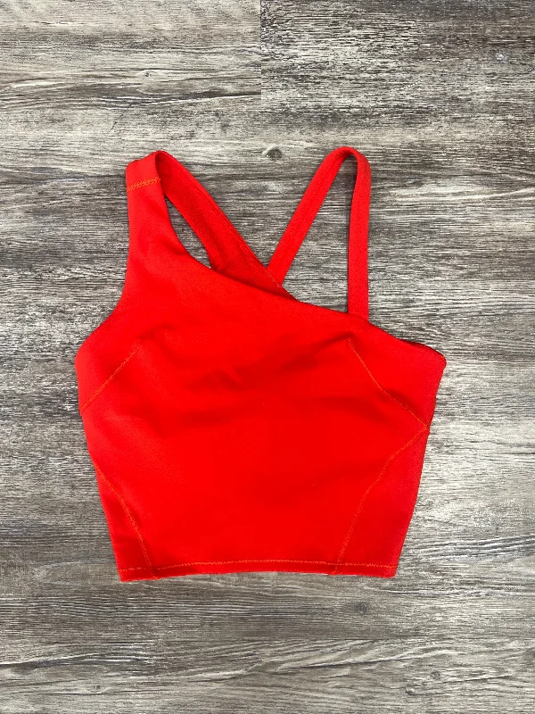 Athletic Tank Top By Lululemon In Red, Size: 8