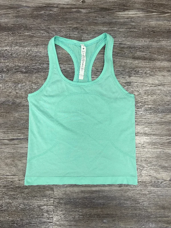 Athletic Tank Top By Lululemon In Teal, Size: 6