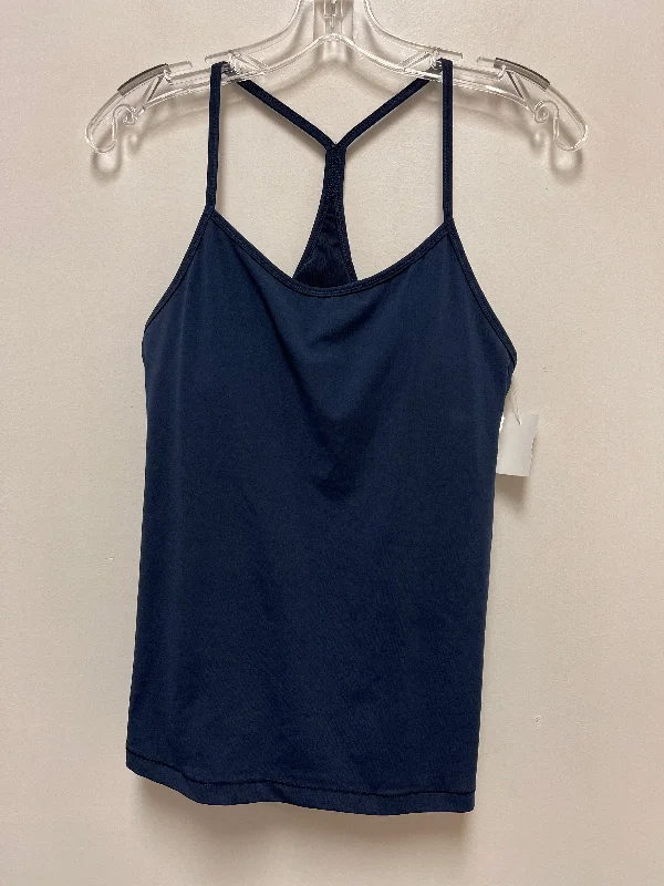 Athletic Tank Top By Yogalicious In Navy, Size: M