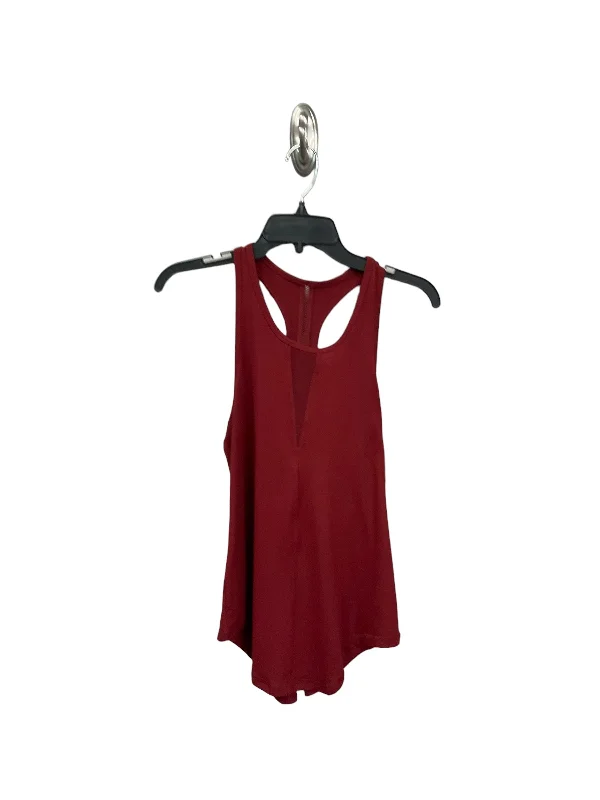 Athletic Tank Top By Zyia In Maroon, Size: S