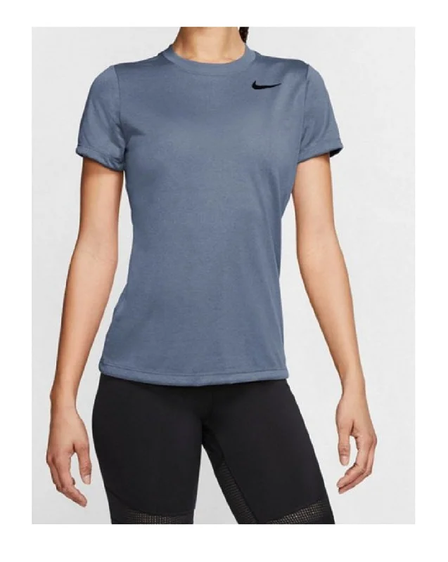 Nike Women's Dry Legend Short Sleeve Training T-Shirt, Gray, L