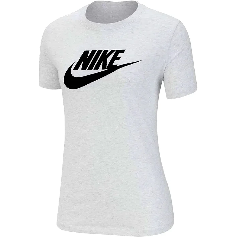 Nike Women's Sportswear Cotton T-Shirt, Birch Heather, L