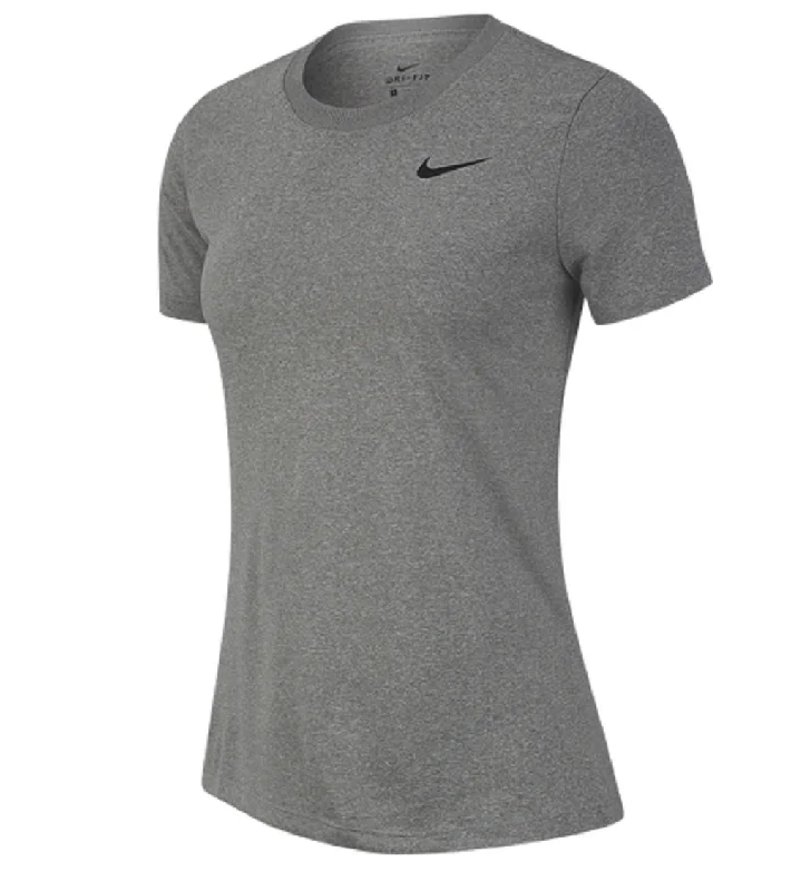 Nike Women's Dri-Fit Legend Tee Crew, Gray L