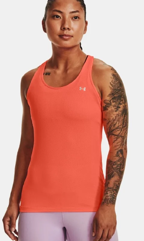 Under Armour Women's Fitted Racerback Tank Top, Crvena, XS