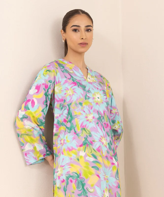 Printed Arabic Lawn Shirt