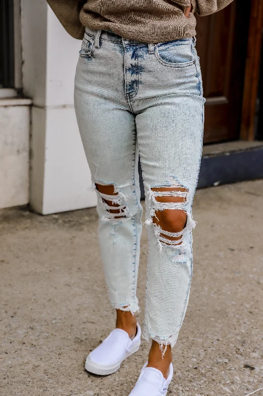 Abel Super High Rise Mom Jean Crop