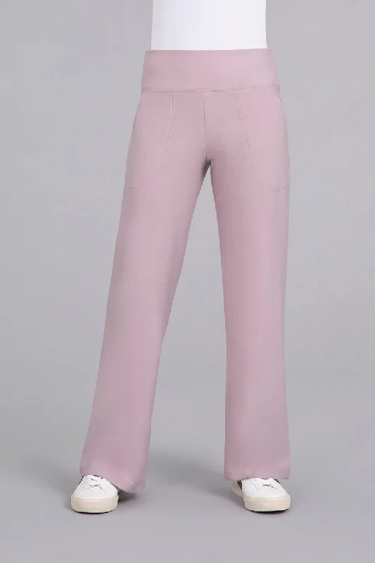 Bamboo Fleece Straight Leg Pant | Lilac