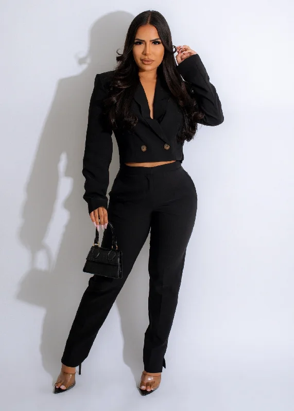 Bossy Mood Pant Black