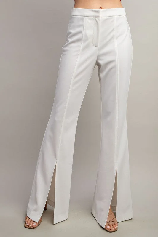 CHANCE FRONT SLIT PANTS