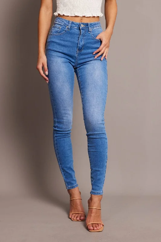 Denim Skinny Jean High Rise