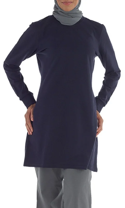 Long sleeved modest gym shirt.- Women's Size