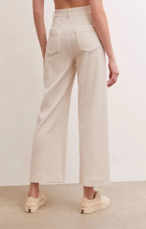 Prospect Knit Cord Pant Adobe White