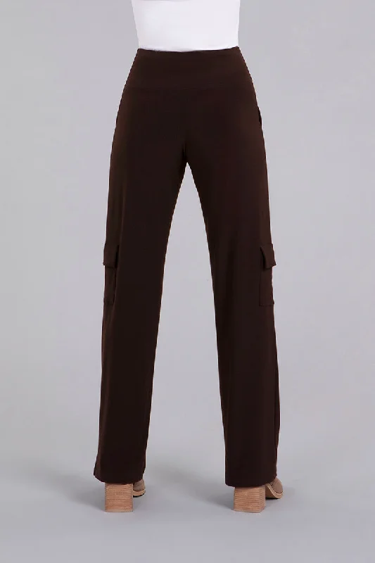 Safari Straight Leg Pant | Coffee