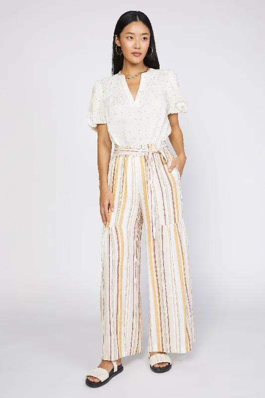 Striped Wide Leg Pant