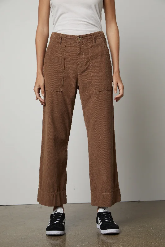 VERA CORDUROY WIDE LEG PANT