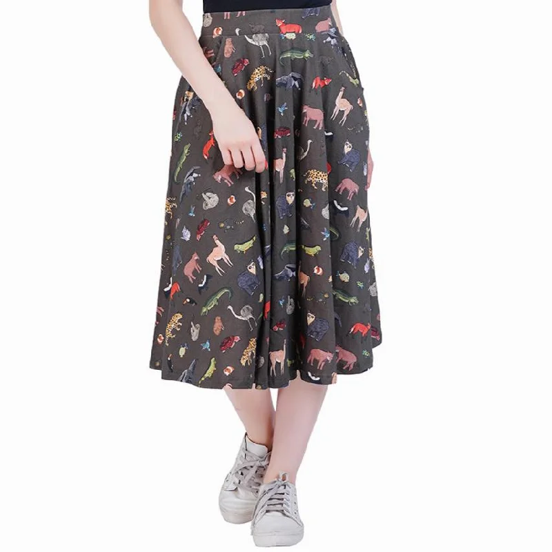 (Pre-order) Safari Twirl Skirt