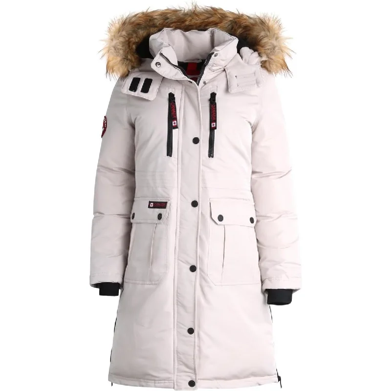 Canada Weather Gear Womens Heavyweight Dual Pocket Parka Coat