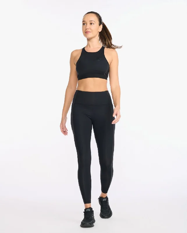 Womens Motion Shape Hi-Rise Compression Tights - Black