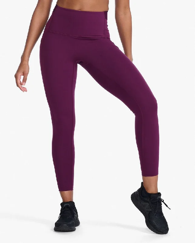 Womens Form Stash Hi-Rise Compression Tights - Beetroot