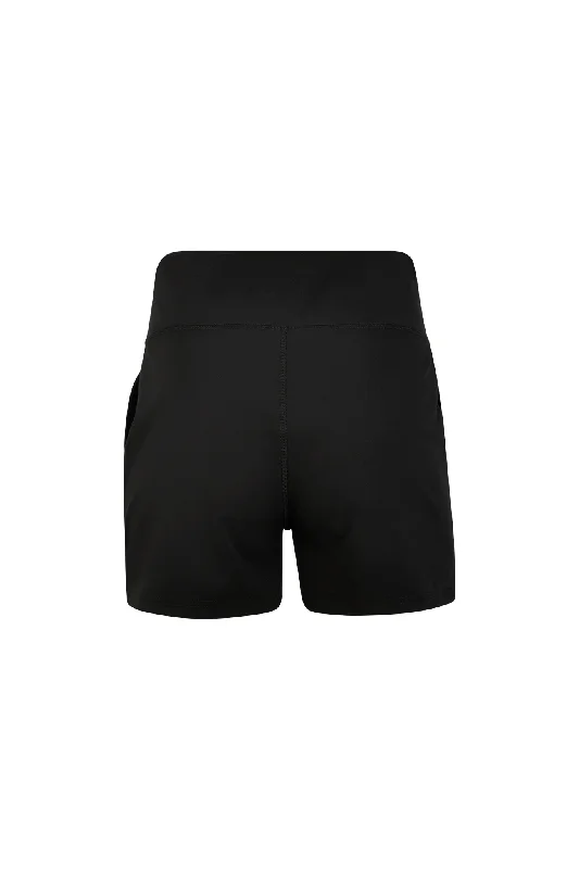 Black Women's Hi-Waist Active Short