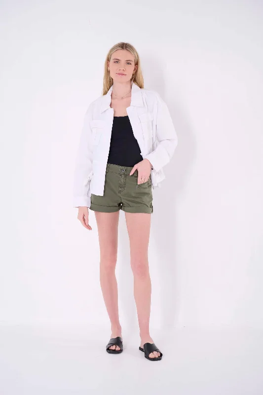 Joyce Solid Twill Short