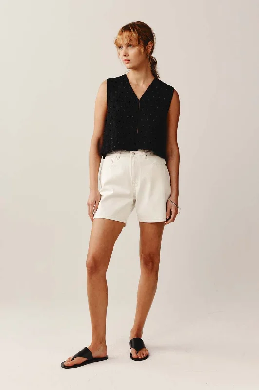 Marle Jean Short - Ivory