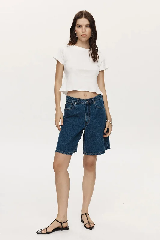 Marle Relaxed Jean Short - Heritage Blue