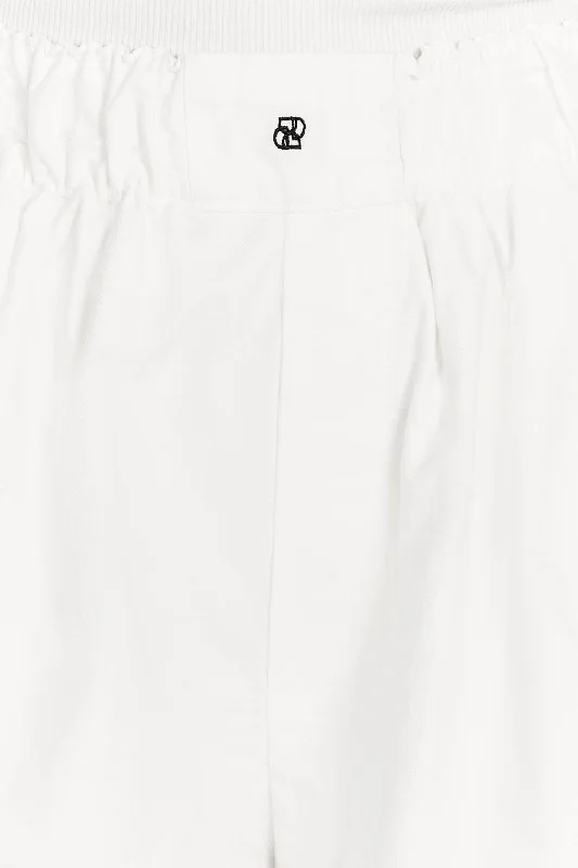 RHEA WHITE COTTON SHORT