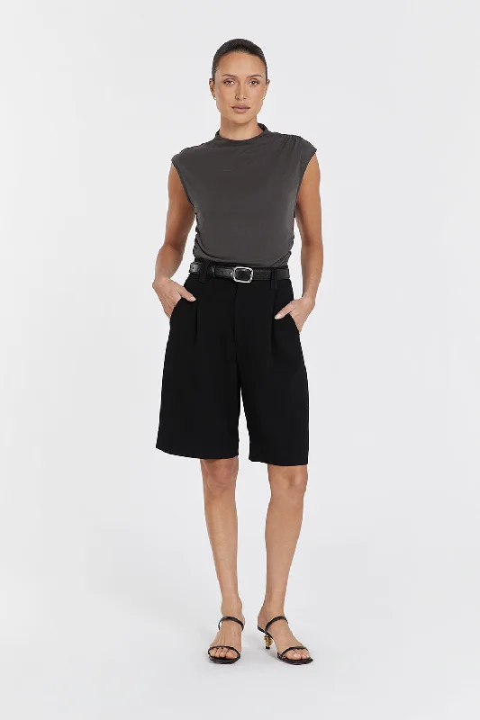 ROSA BLACK BERMUDA SHORT