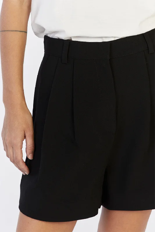 ROWAN TAILORED BLACK SHORT