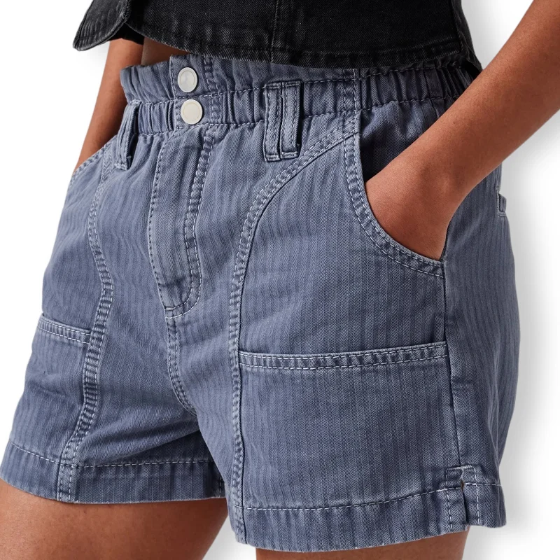 seventy + mochi Louis Short Washed Denim