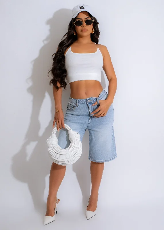 Sunset Boulevard  Shorts Light Denim